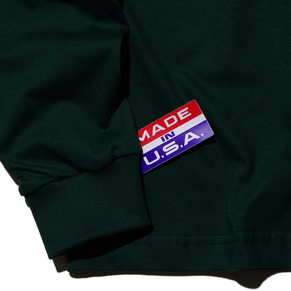 CAMBER FINEST #705 LONG SLEEVE T-SHIRT (DARK GREEN)