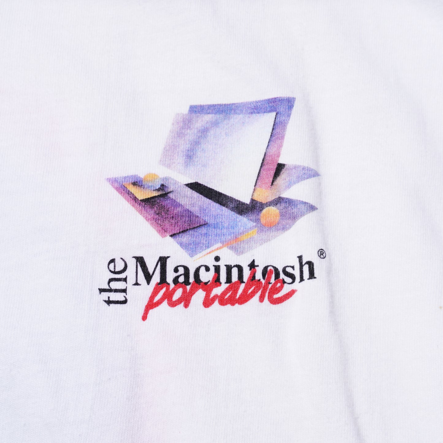 APPLE COMPUTER "MACINTOSH PORTABLE" T-SHIRT