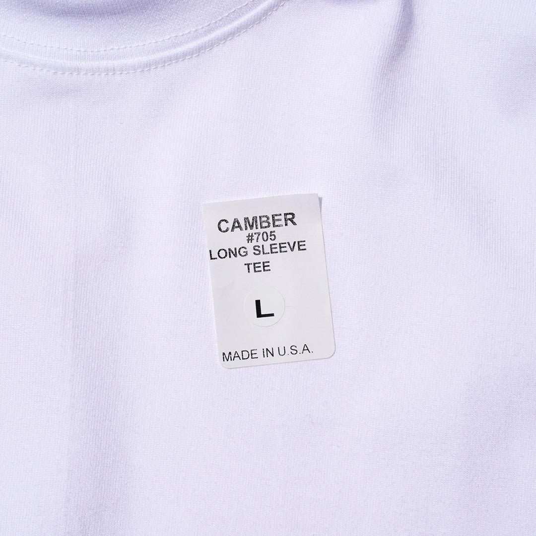 CAMBER FINEST #705 LONG SLEEVE T-SHIRT (WHITE)