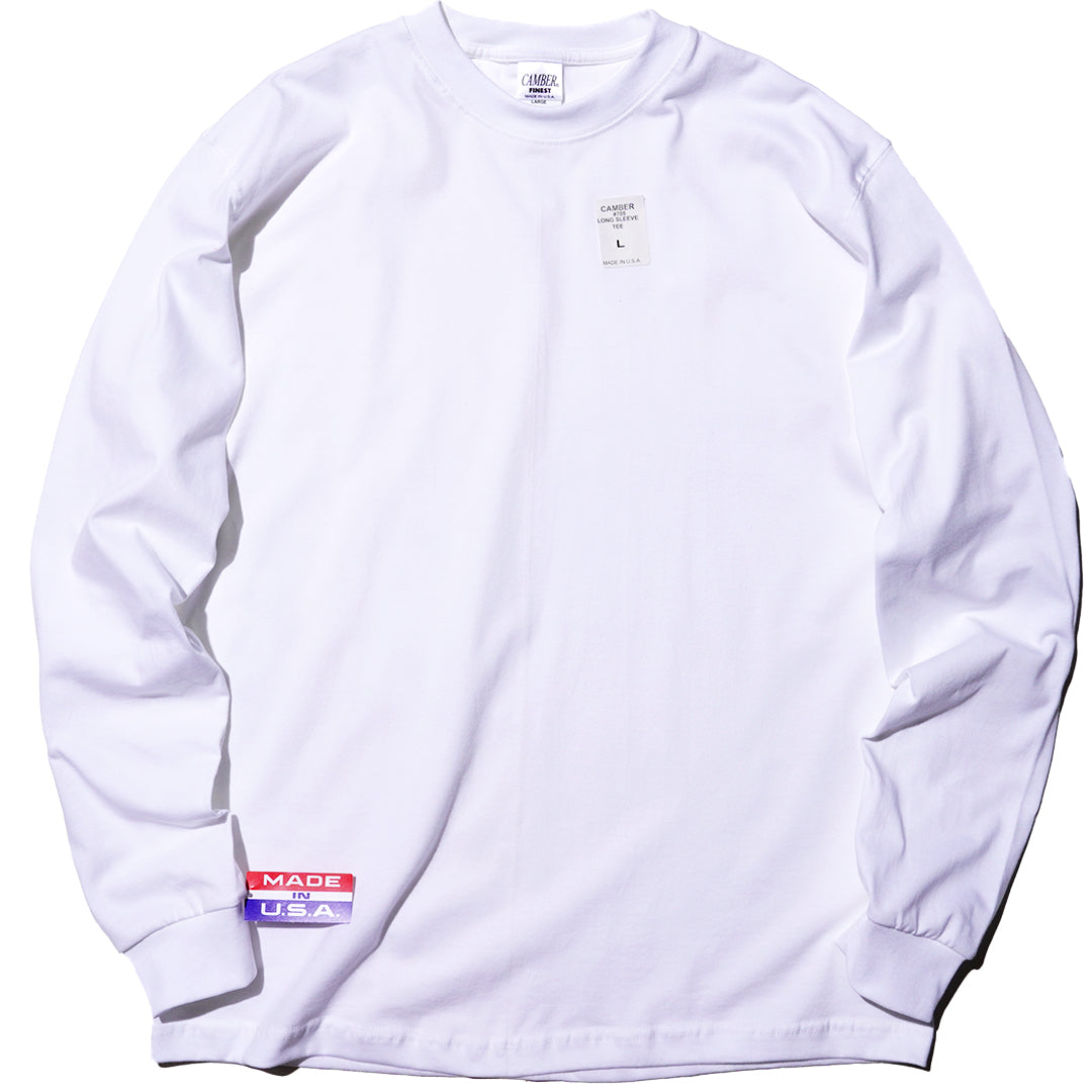 CAMBER FINEST #705 LONG SLEEVE T-SHIRT (WHITE)