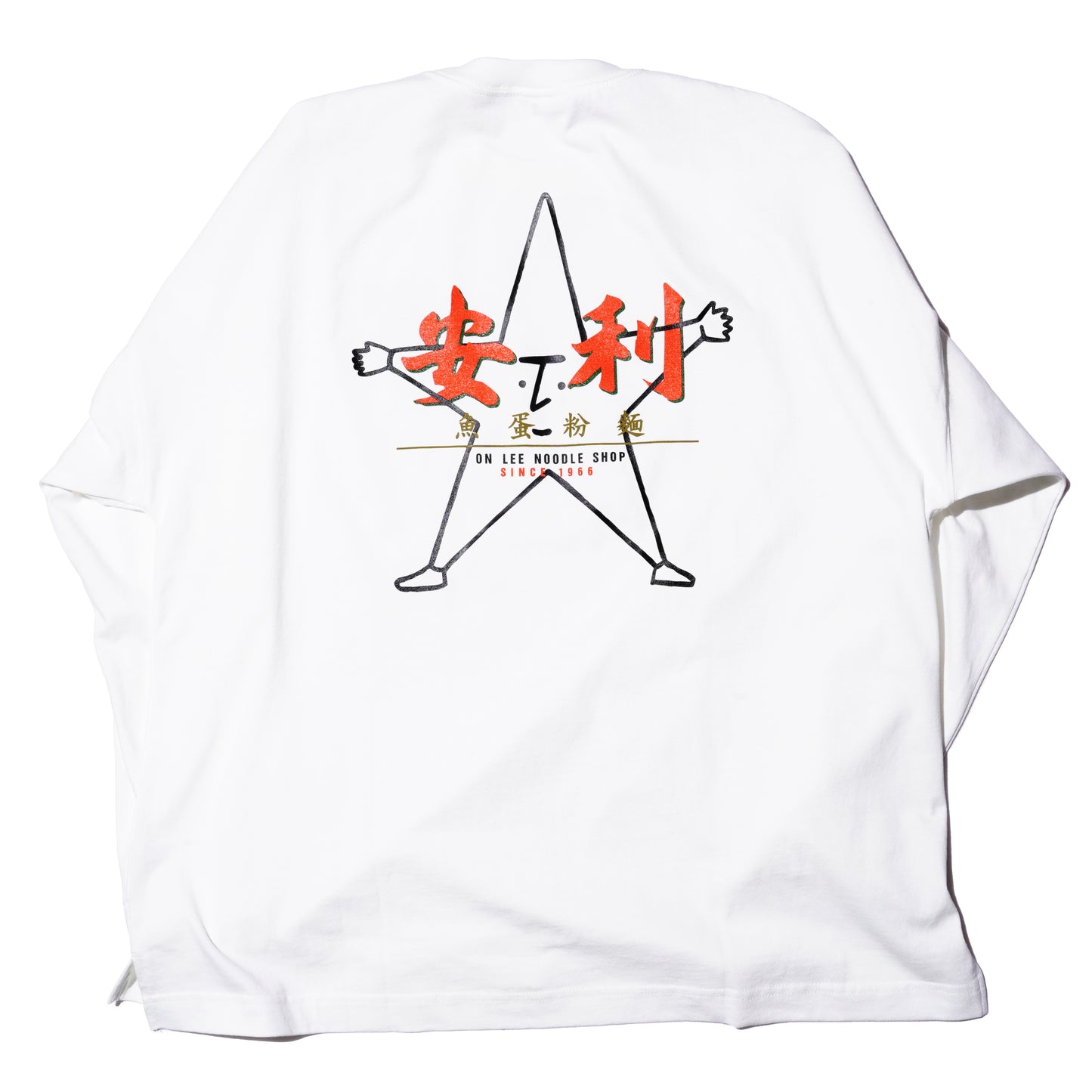 ON LEE x VANS x ASTERISK LONG SLEEVE T-SHIRT (WHITE)