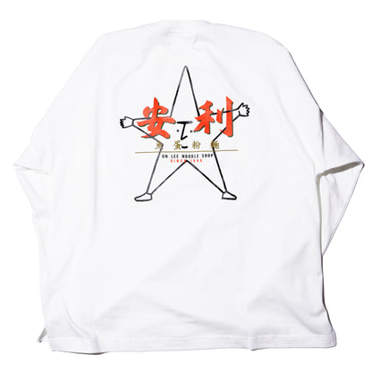 ON LEE x VANS x ASTERISK LONG SLEEVE T-SHIRT (WHITE)