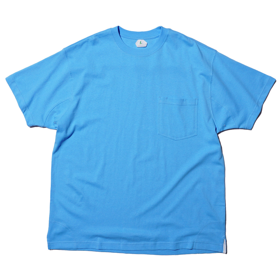 ZISE 001 POCKET T-SHIRT (BLUE)